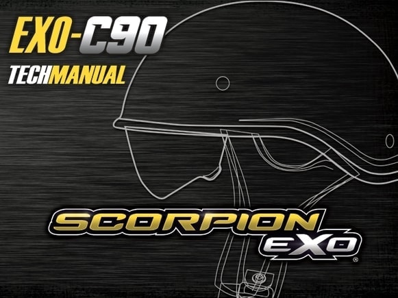 Scorpion Exo EXO-C90 Motorcycle Helmet Manual Front Cover