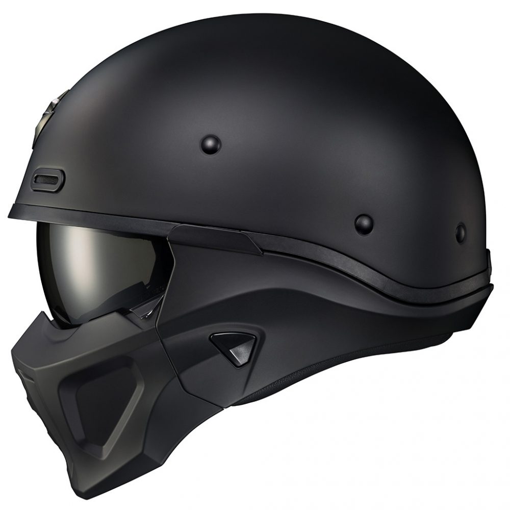 Casco Moto Scorpion Modular Covert X Marauder Calavera Dot