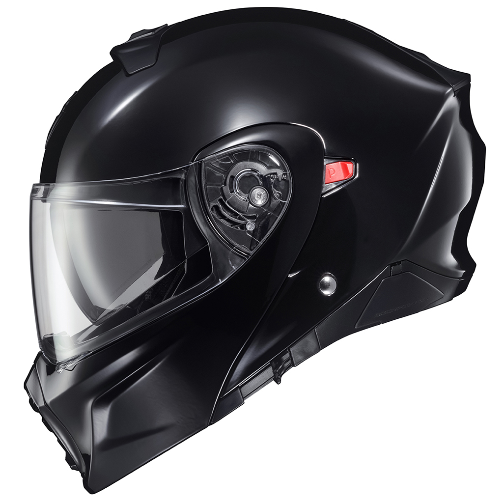 EXO-GT930 Transformer Black Modular Flip Up Gloss Black Motorcycle Helmet