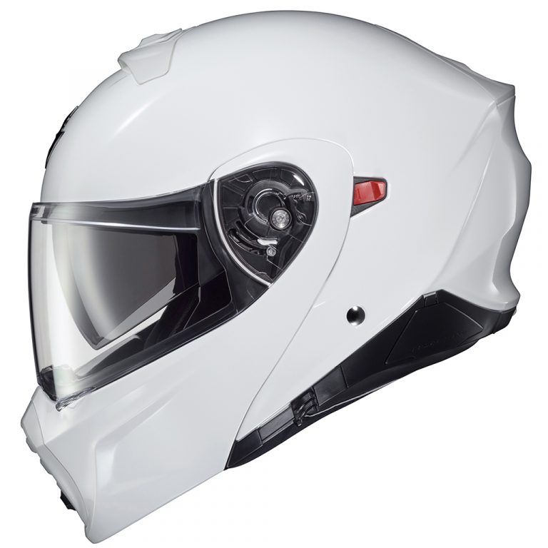 EXO-GT930 Transformer Black Modular Flip Up Gloss White Motorcycle Helmet